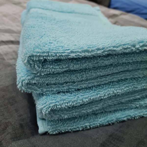 asciugamano Azzurro