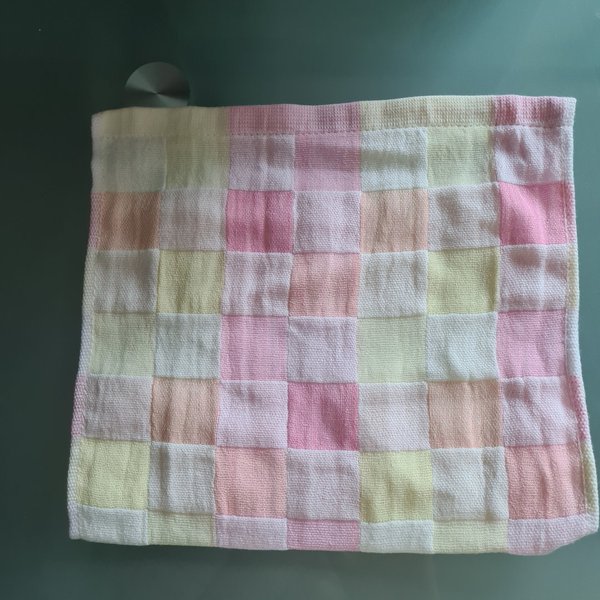 Asciugamano quadretti rosa