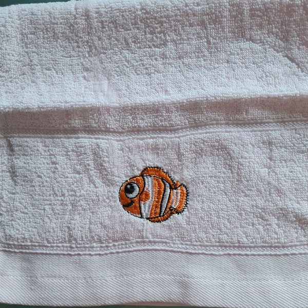 Asciugamano rosino pesce